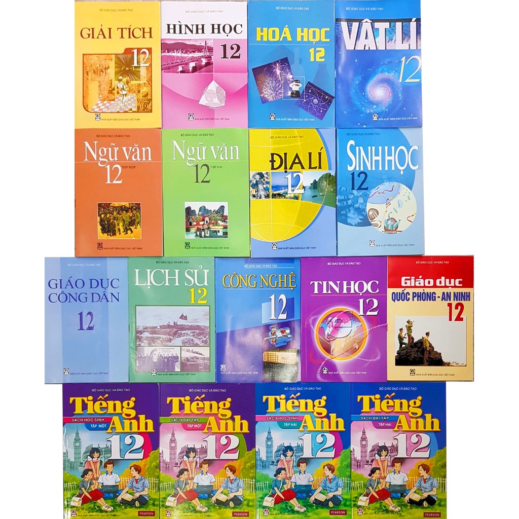 Sách - Trọn bộ sách giáo khoa lớp 12