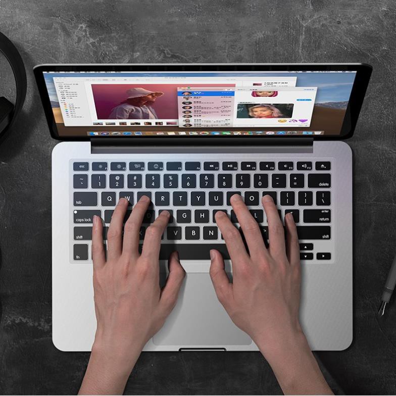 Miếng lót phủ bàn phím nhiều màu cho Macbook (US)