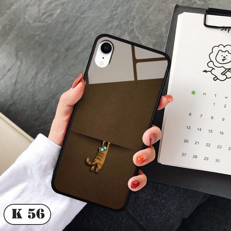 Ốp lưng kính 3d điện thoại iphone xr