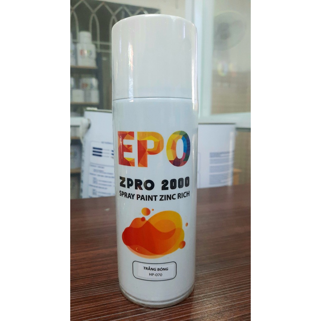 [HCM]SƠN XỊT ĐA NĂNG EPO ZPRO 2000 - HP 070 (TRẮNG BÓNG)