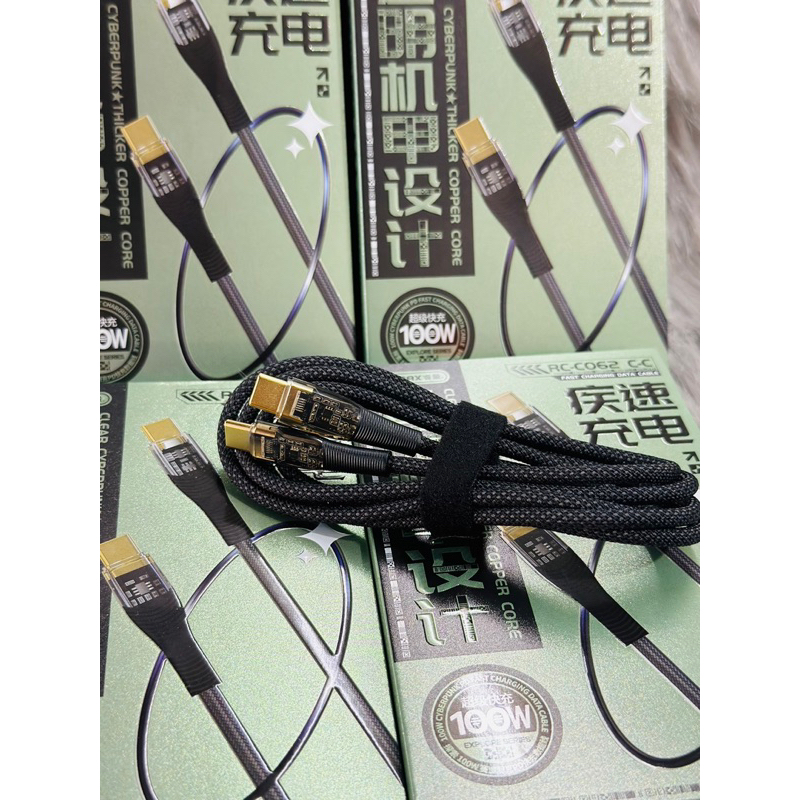 Cáp sạc nhanh 100w type.C ra type.C.rc-c062cc