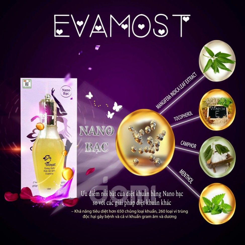 DUNG DỊCH VỆ SINH EVAMOST - MOOMERY - NHÃ PHƯƠNG