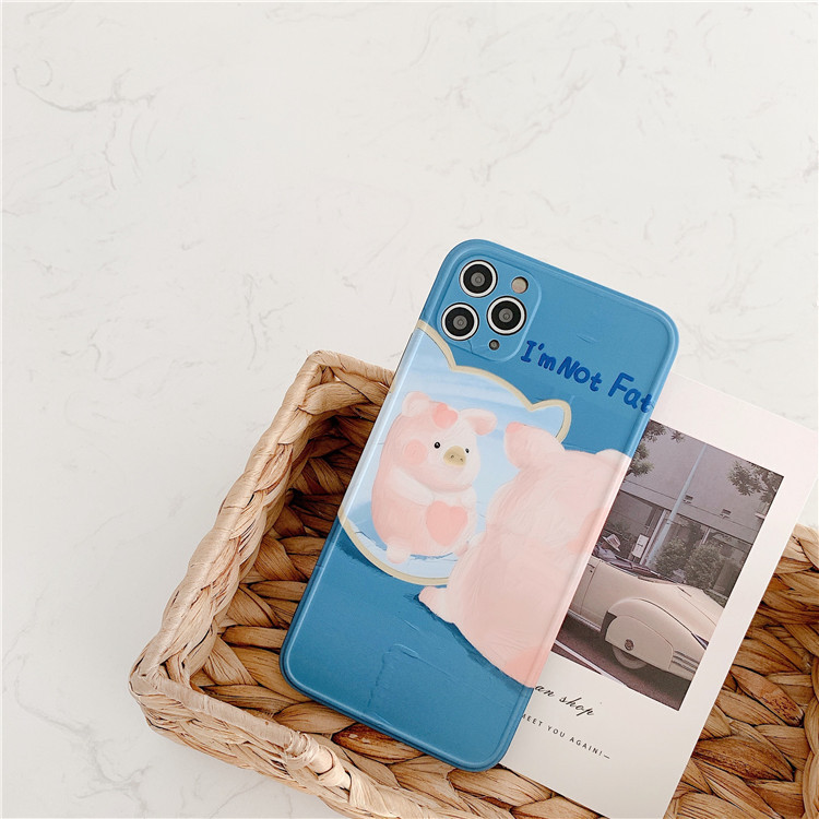 [HCM]Ốp iPhone Im Not Fat iPhone 7Plus/8Plus/X/Xs Max/11/11 Pro Max/12/12 Pro/12 Pro Max - ốp iphone