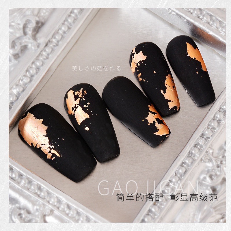 Giấy bạc nail , giấy nhún nail vàng bạc