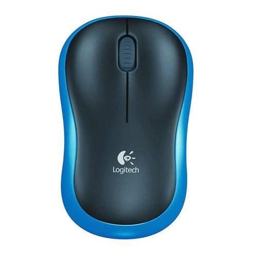 Chuột Logitech M185 (Đen phối xanh)