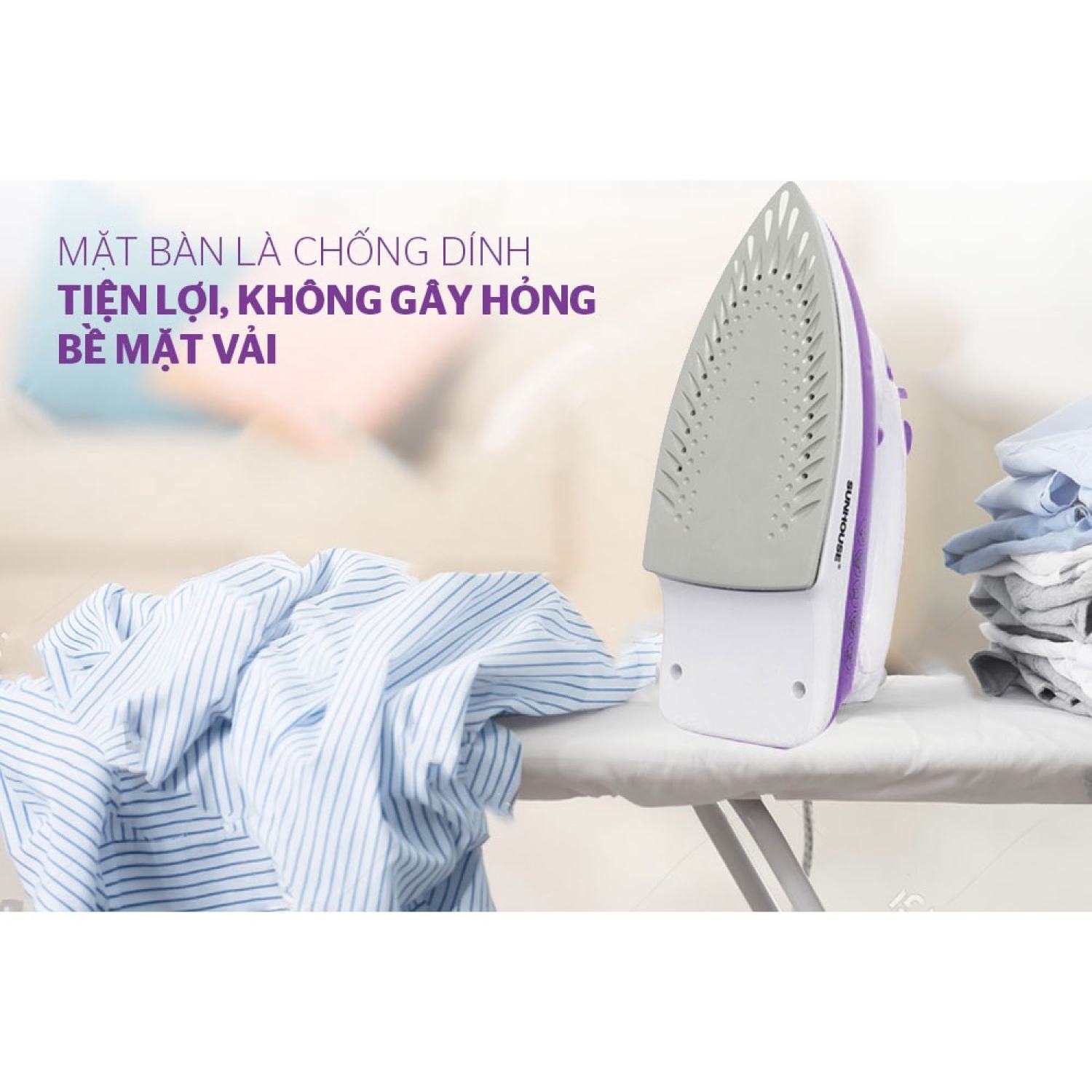 Bàn là hơi Sunhouse SHD2063P