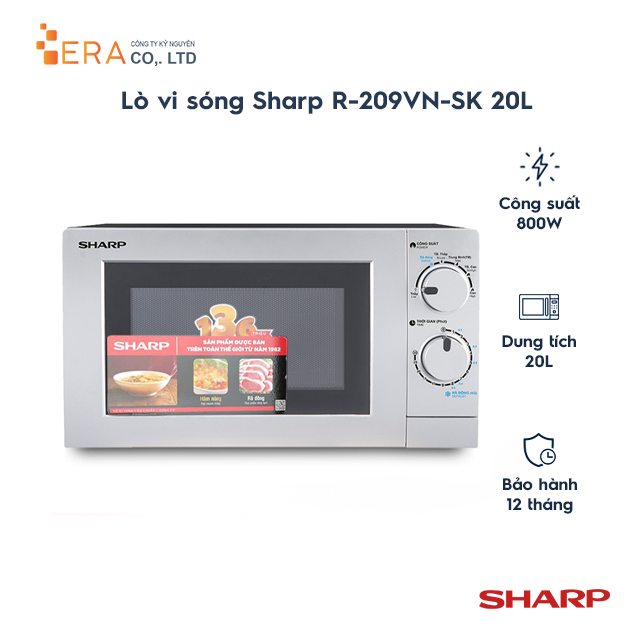 Lò Vi Sóng Sharp R-209VN / R-208VN / 207VN