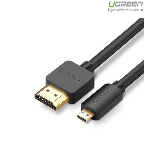 Cáp Micro HDMI to HDMI dài 1,5m  Ugreen 30102 cao cấp