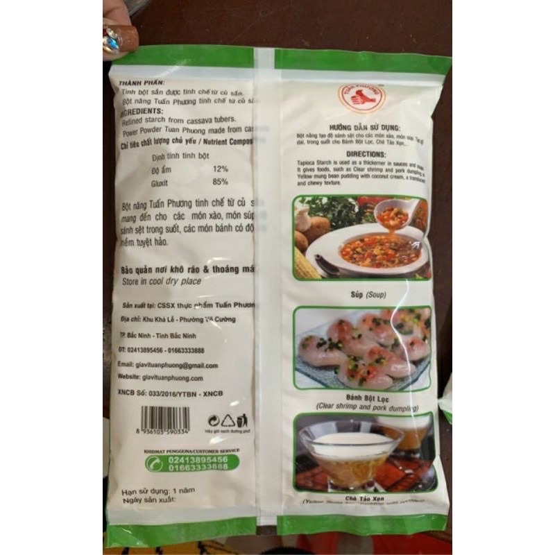 Bột năng Tuấn Phương Túi 400G