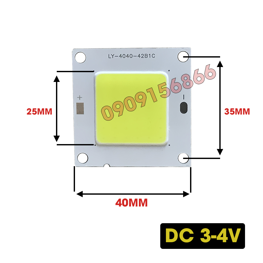 Mắt led cob 20w điện 3v7