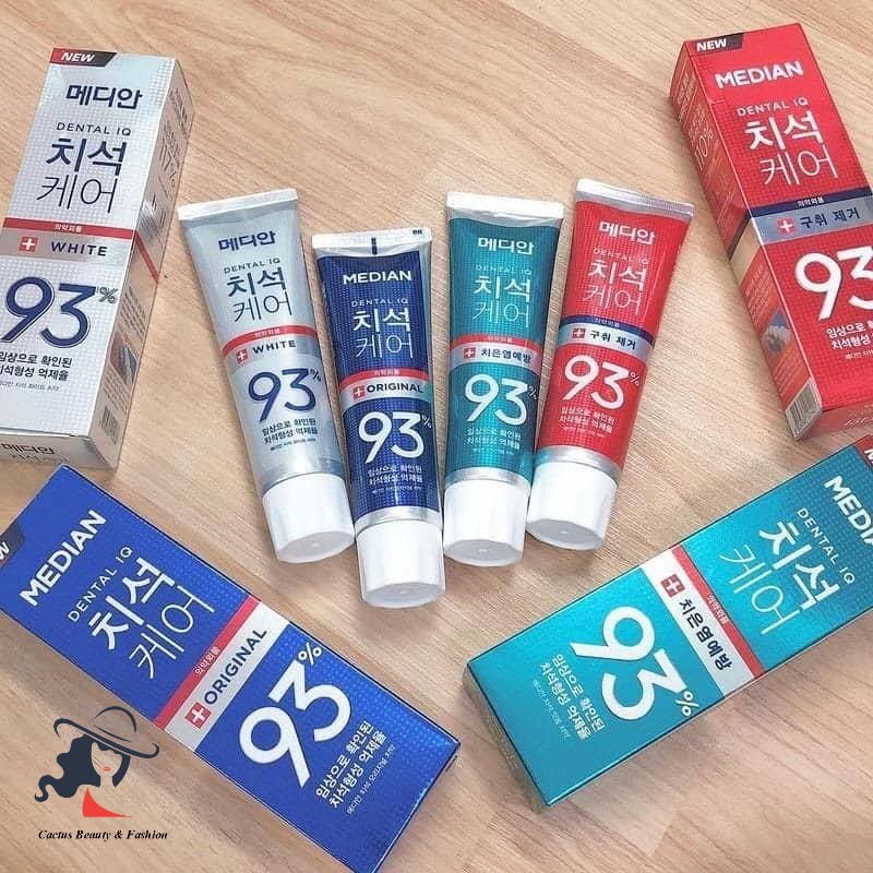 Kem Đánh Răng Median 93% Hàn Quốc đủ màu