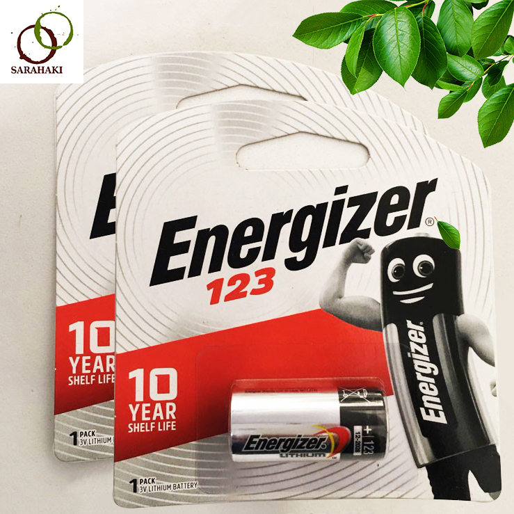 Combo 2 vỉ pin máy ảnh Cr123 Energizer  Lithium 3V ( 1 vỉ 1 viên )