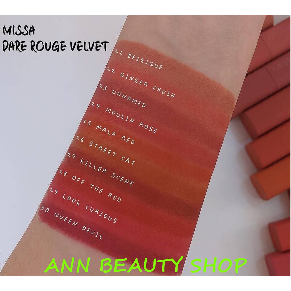Son Thỏi Missha Dare Rouge Velvet