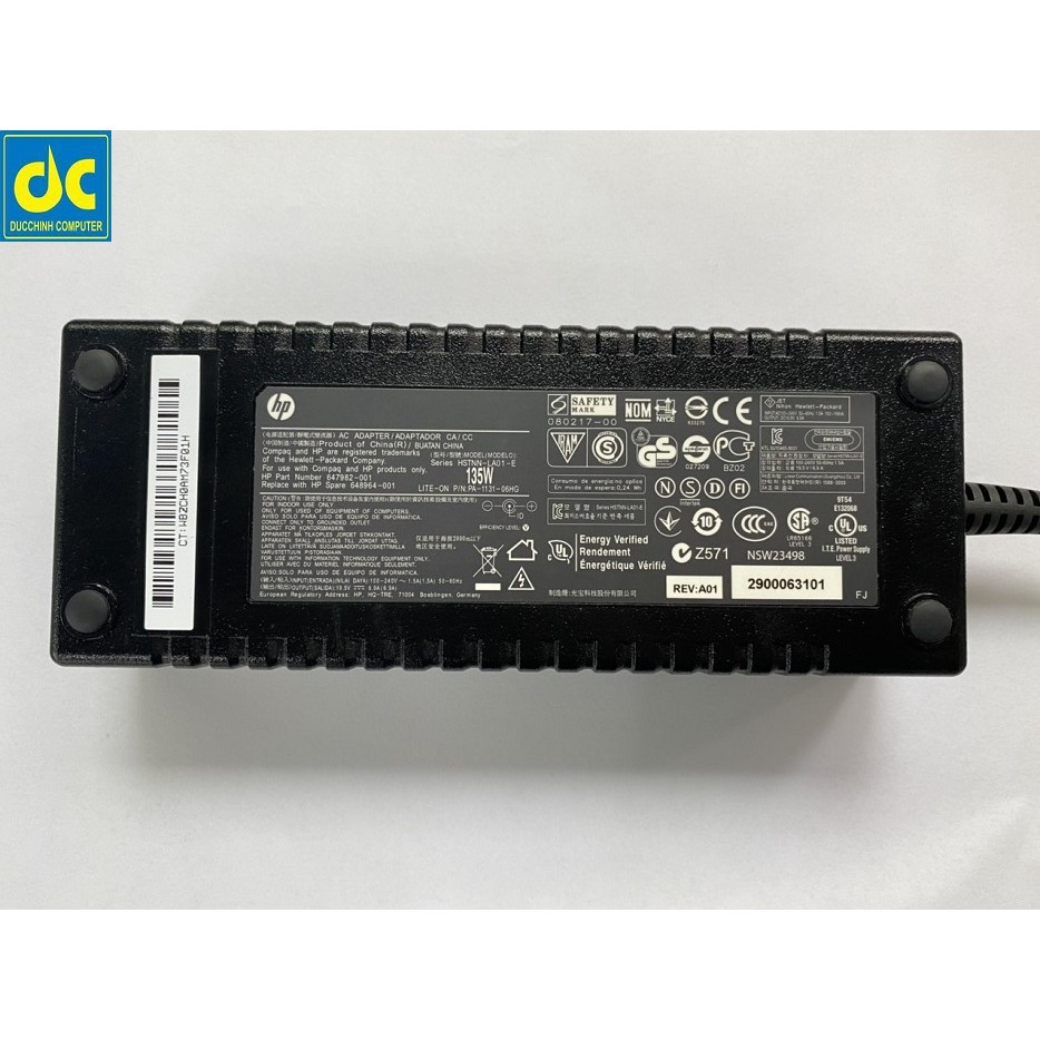Sạc cho máy tính HP ( Adapter HP 135W ) 19.5v 6.9A
