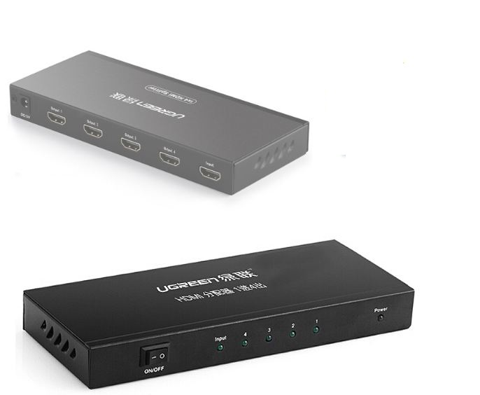 Bộ chia HDMI 1 ra 4 Ugreen 40202 Chính Hãng