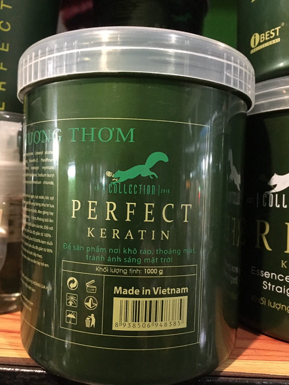 Cặp thuốc duỗi hương thơm Perfect  ibest 1000ml