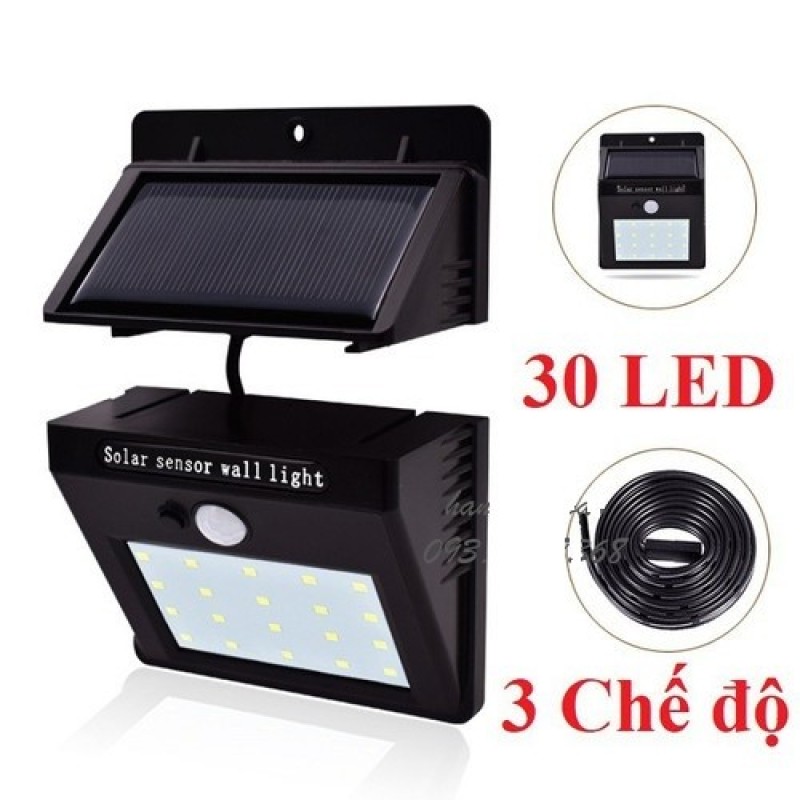 Đèn năng lượng mặt trời - 30LED-2 THÂN