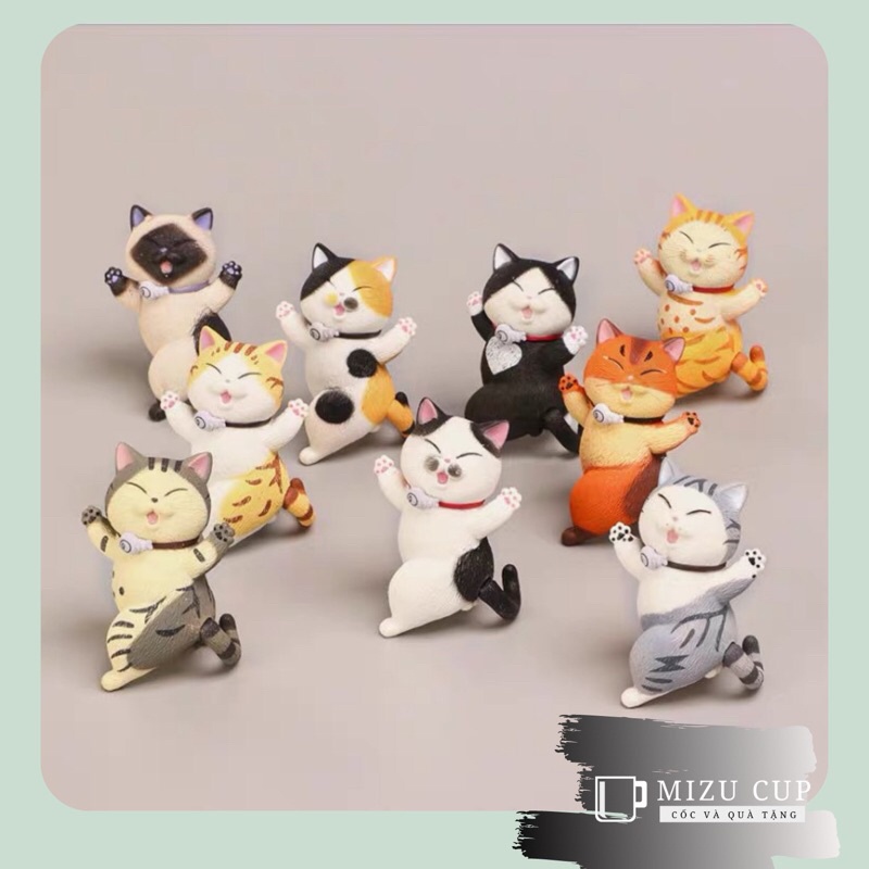 [Mizu] Tượng mèo biểu cảm ú oà dễ thương [Quà tặng ý nghĩa]