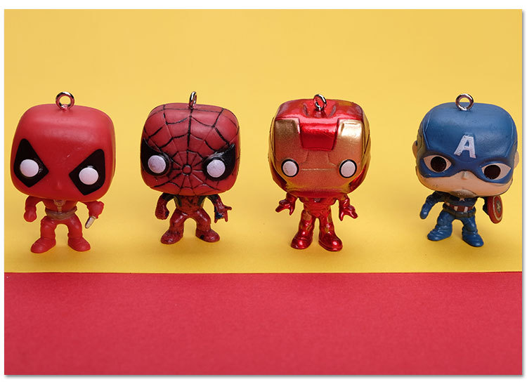 Móc Khóa Mô Hình Chibi Siêu Anh Hùng Marvel Avengers