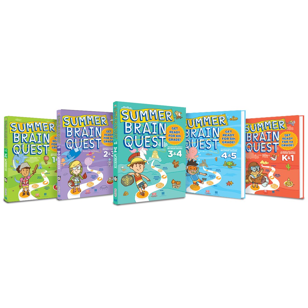 Sách : Tham Khảo Cấp 1 - Summer Brain Quest ( 5 -12 Tuổi )