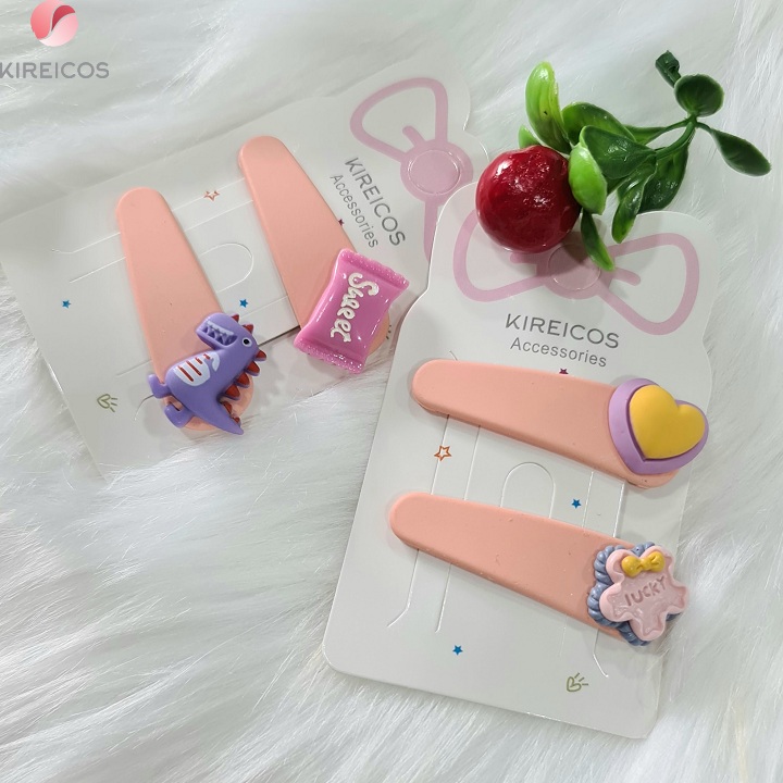 [HCM]Set 2 Kẹp Mái Nhựa Nhám Cho Bé