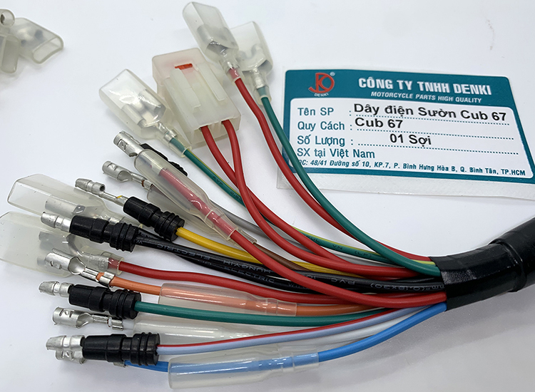 Dây điện sườn dành cho xe Cub 67 (Vít lửa)