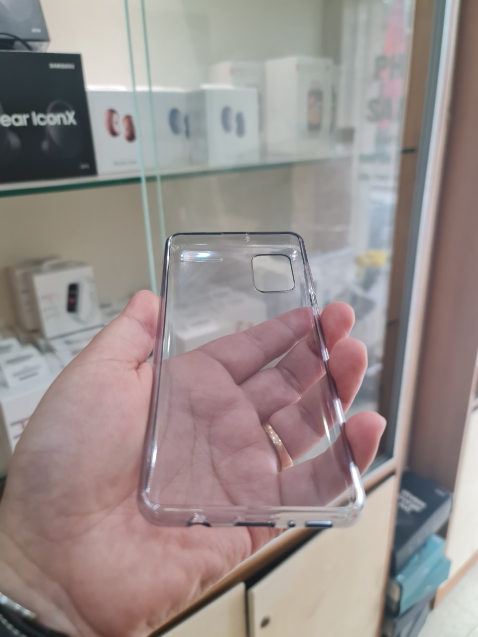 Ốp lưng samsung A31 silicon dẻo trong suốt