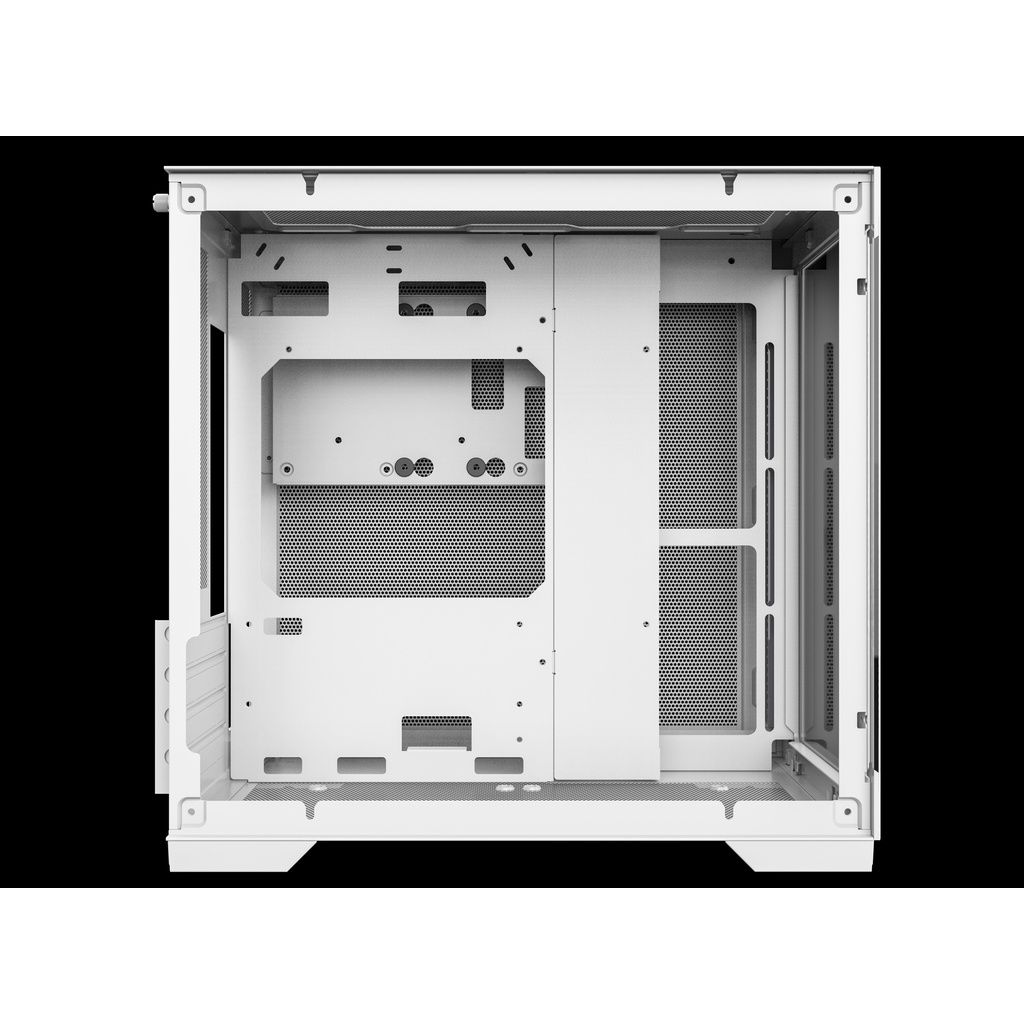 Case máy tính Mik Lv12 Mini Flow hỗ trợ mainboard M-ATX, ITX - WHITE