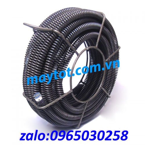 dây thông tắc cống phi 16 dài 12m (gồm 6 đầu thông và 1 đầu kết nối máy khoan)