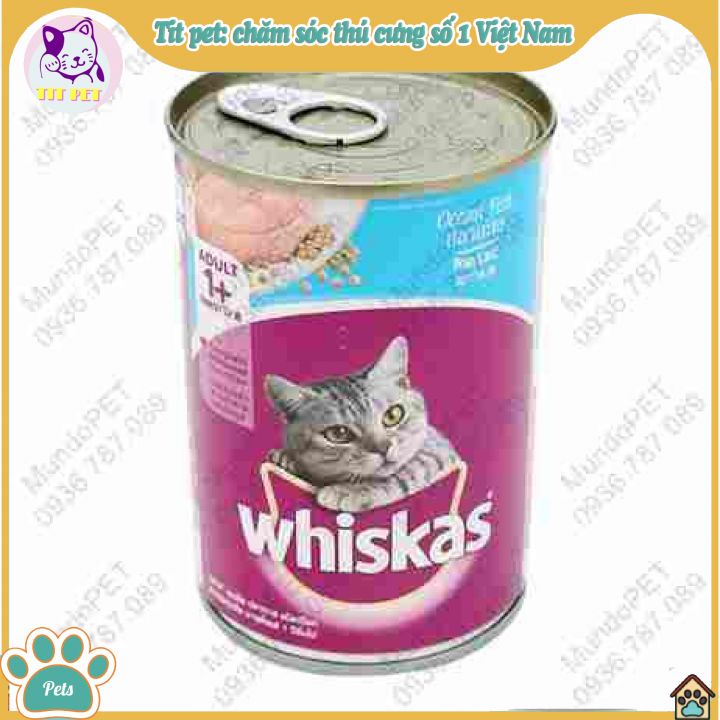 Pate Cho Mèo - Pate Whiskas Lon- 400g