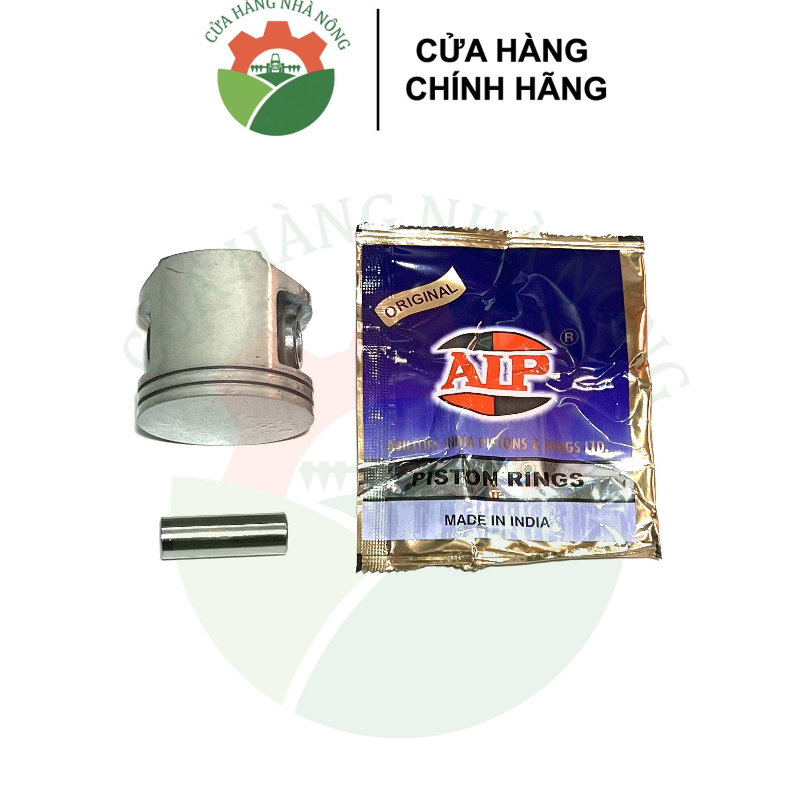 Bộ piston bạc ắc aip máy cưa husqvarna 371 / 372 xuất xứ ấn độ