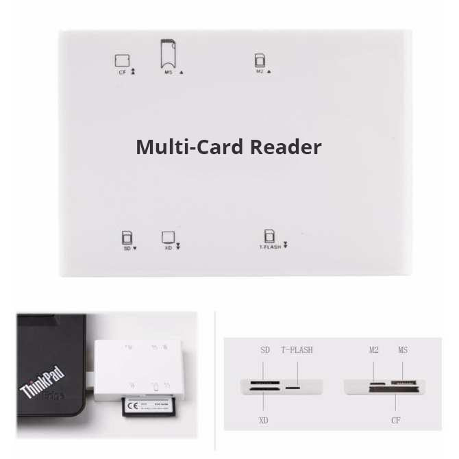 Đầu Đọc Thẻ Nhớ CF SD MicroSD Multi-Card Reader