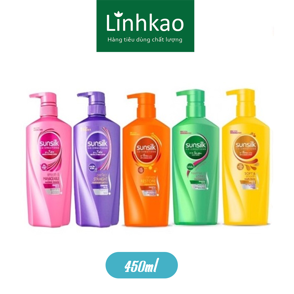 Dầu gội sunsilk mềm mượt 450ml thái lan