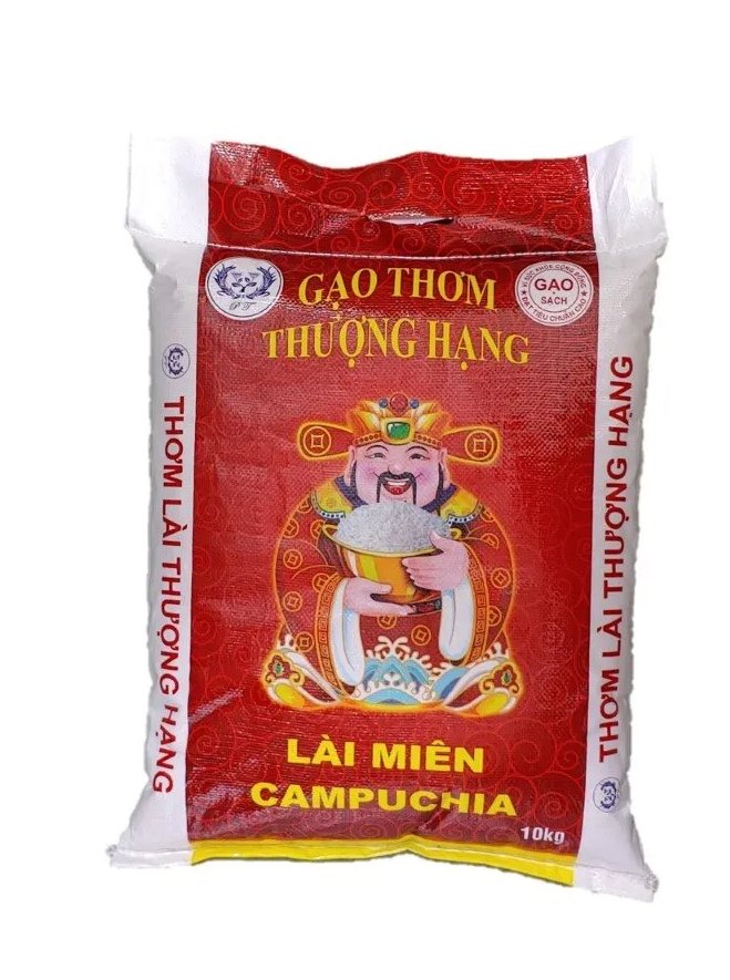 Gạo Thơm Lài Miên Campuchia Bao 5kg