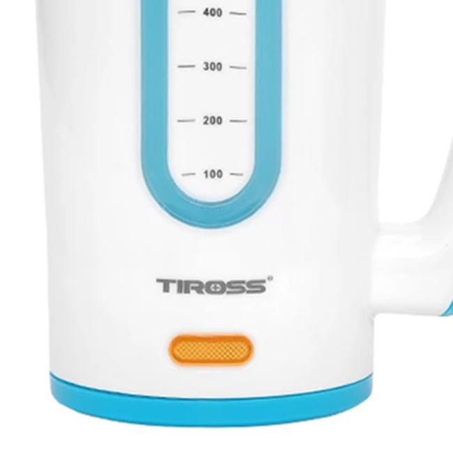 Ấm siêu tốc Tiross TS1360 0.5L (Trắng xanh)