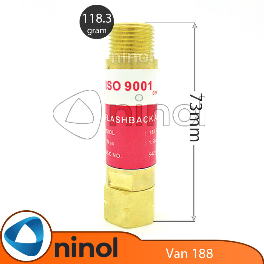 Van chống cháy ngược 17mm