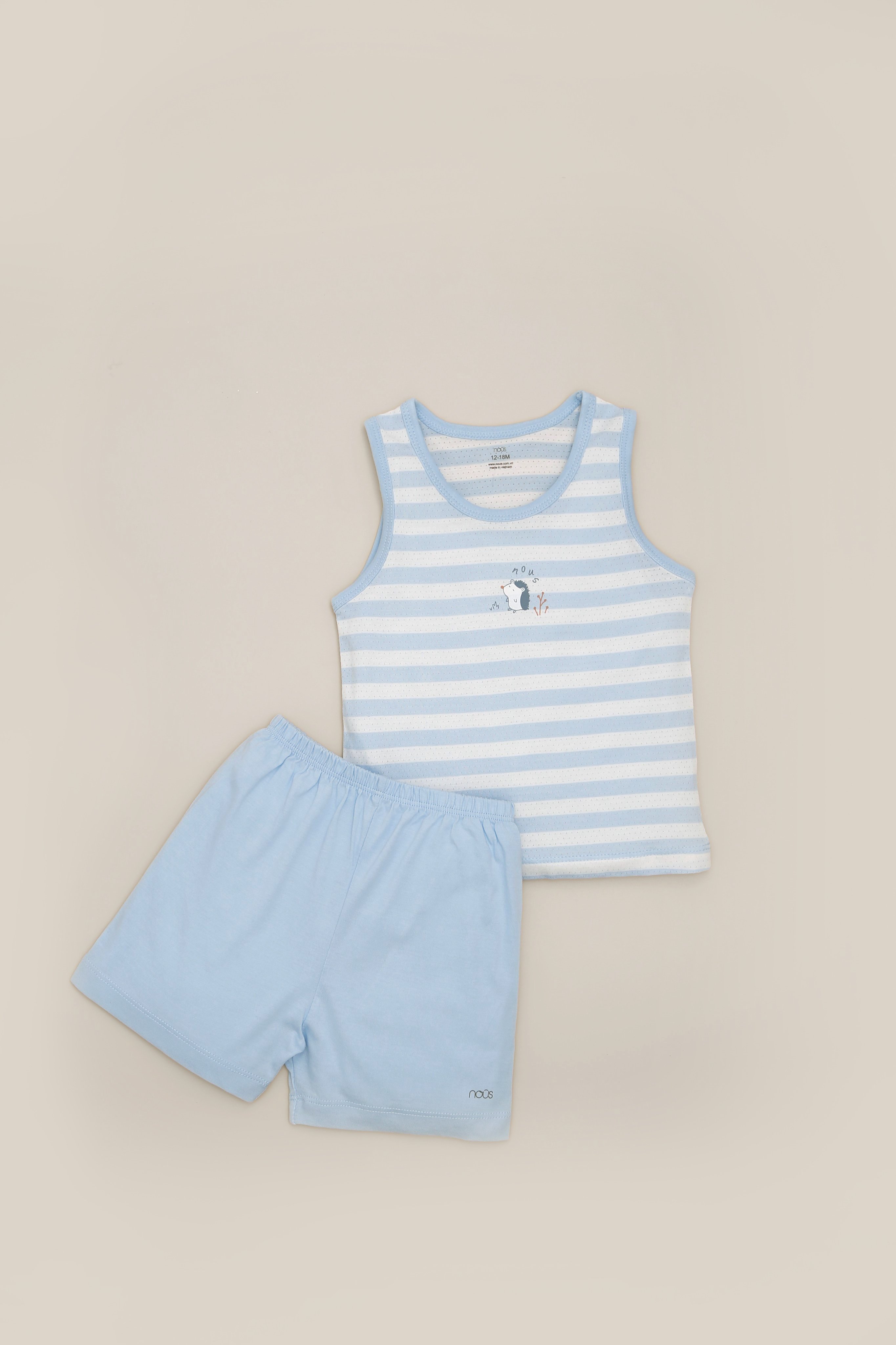 NOUS AIR BA LỖ KẺ XANH SIZE 12-18M