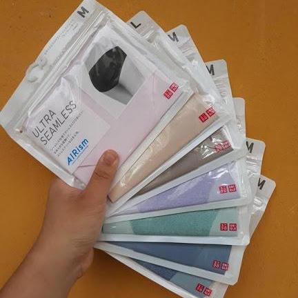Quần lót nữ tàng hình không viền uniqlo women airism ultra seamless hiphugger shorts nhật bản m l