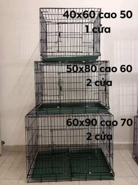 [HCM]Chuồng chó mèo sơn tĩnh điện - hàng nhập khẩu đài loan cam kết hàng đúng mô tả chất lượng đảm bảo an toàn đến sức khỏe