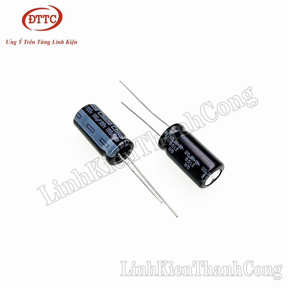Tụ Hóa 100uF 100V (10x20mm)