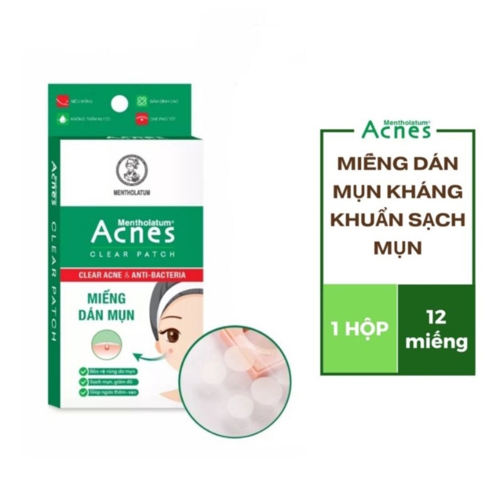 Set 3 Hộp Miếng dán mụn Acnes - Hàng tặng