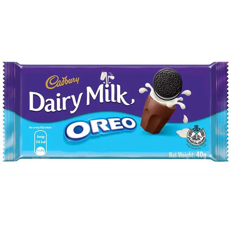 (4 Vị) Socola Cadbury Dairy Milk thanh 40gr