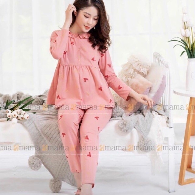 bộ đồ bầu mặc nhà xinh, giá rẻ