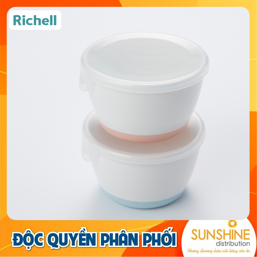 BỘ CHÉN ĂN DẶM T.L.I RICHELL (KÈM NẮP VÀ MUỖNG)