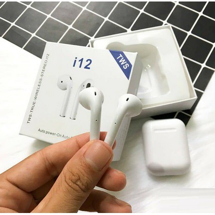 Tai nghe i12 tws blutooth 5.0 - cảm ứng chạm