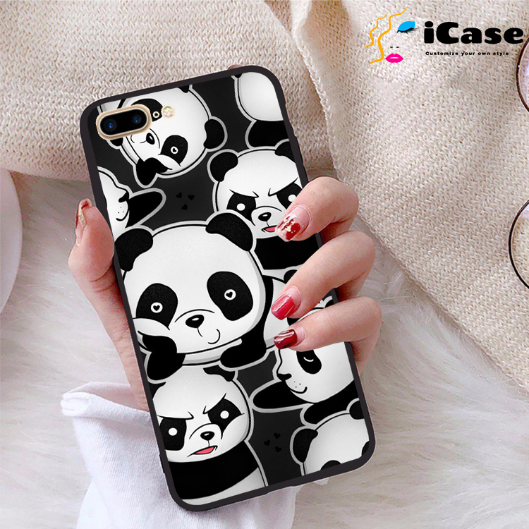Ốp lưng iPhone 7 Plus viền dẻo TPU BST Panda