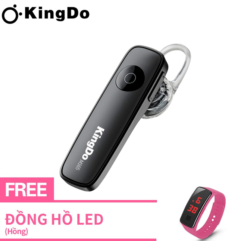 【Miễn phí Đồng hồ led】Tai nghe Bluetooth headset music M165, đàm thoại