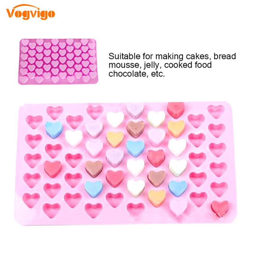 Mini Heart Mold Silicone Ice Cube Tray DIY Chocolate Fondant Mould 3D Pastry Jelly Cookies Baking Cake Decoration Tools New