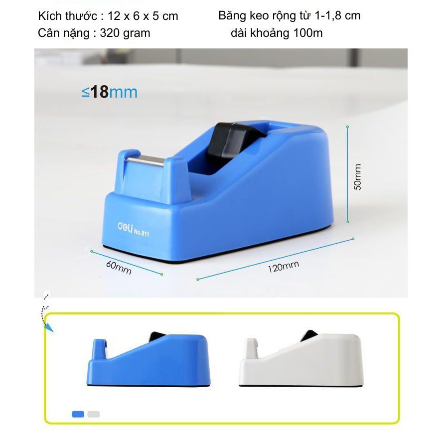 Dụng cụ cắt băn keo nhỏ E811 - Deli (1 Cái)