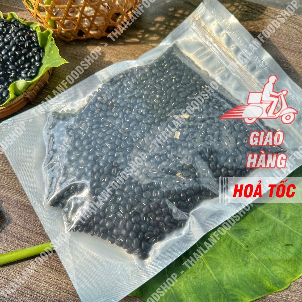 Black beans Green please dry bag 500 grams